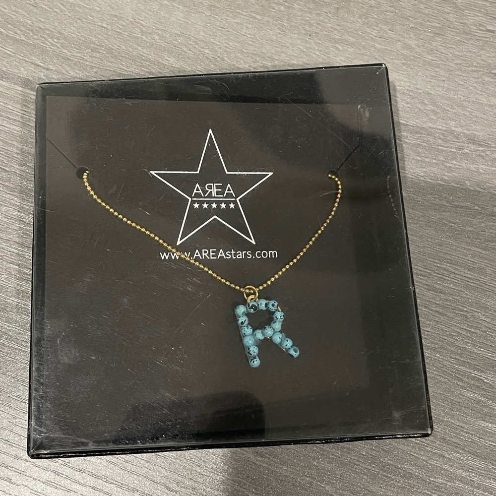 Area Star Letter “R” Necklace